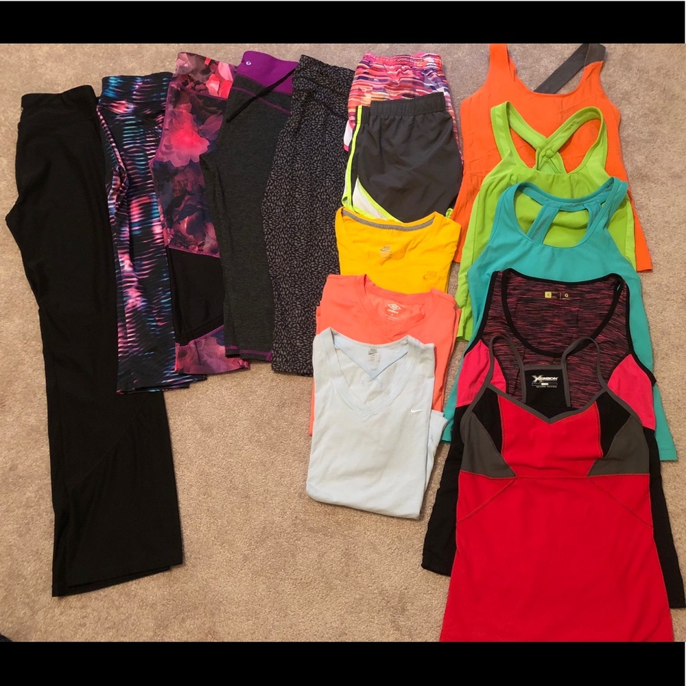 BIG athletic bundle! Xersion tops pants & leggings